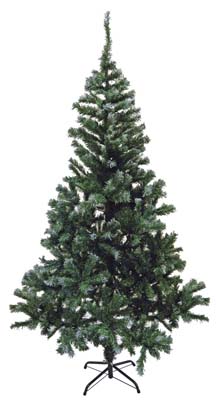 PARTY SOLUTIONS SNOW CHRISTMAS TREE 4 FT 200 TIPS GREEN