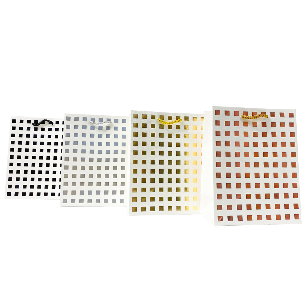 PARTY SOLUTIONS TEXTURED GIFT BAG ( 17.8 X 22.9 X 9.8 CM) 1 CT SQUARE DESIGNS