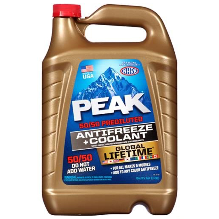 PEAK ANTIFREEZE+COOLANT 1 GL 50/50 PREDILUTED GLOBAL LIFETIME PXAB53
