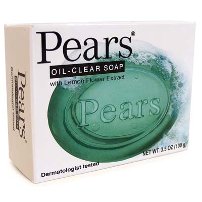 PEARS BAR SOAP 100 G / 3.5 OZ GREEN (OIL CLEAR)