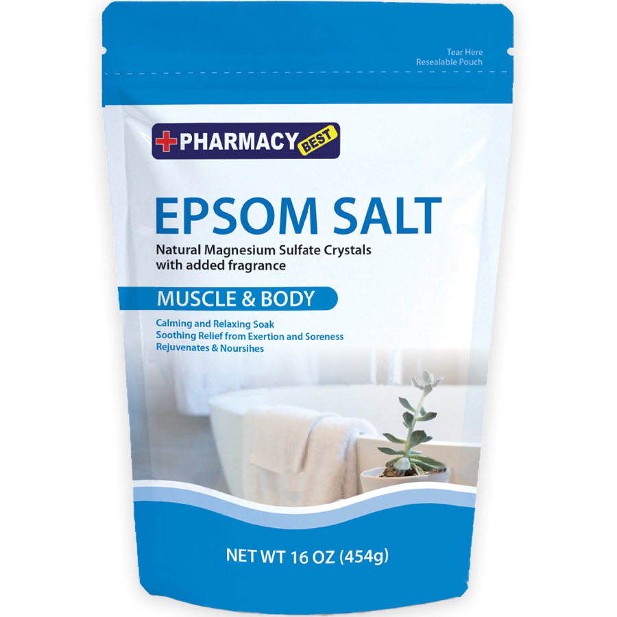 PHARMACY BEST EPSOM SALT 1 LB FOOT SOAK