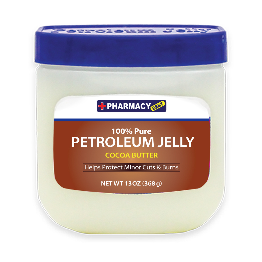 PHARMACY BEST PETROLEUM JELLY 13 OZ JAR COCOA BUTTER