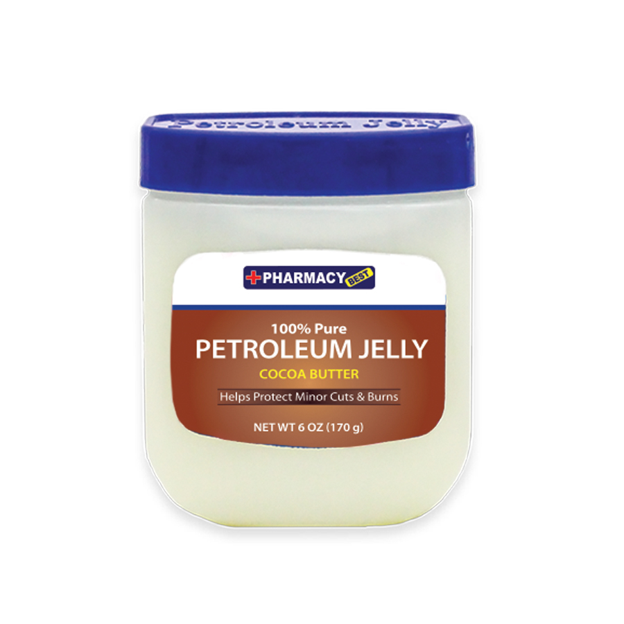 PHARMACY BEST PETROLEUM JELLY 6 OZ COCOA BUTTER