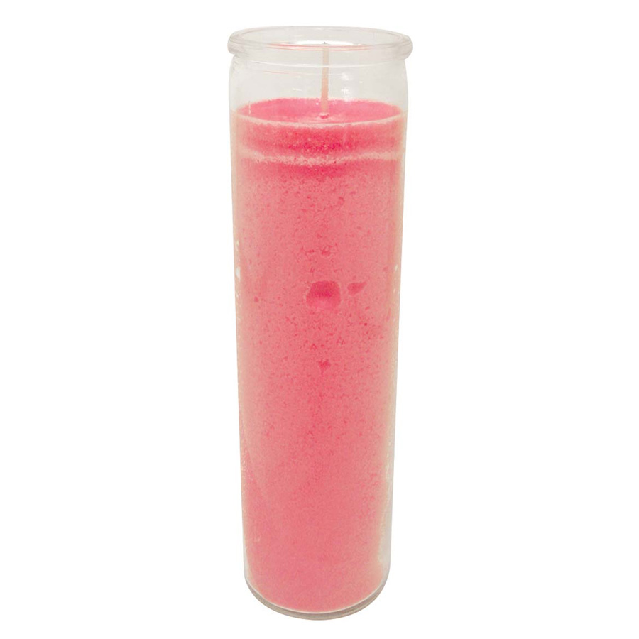 7 DAY CANDLE 9 IN PINK