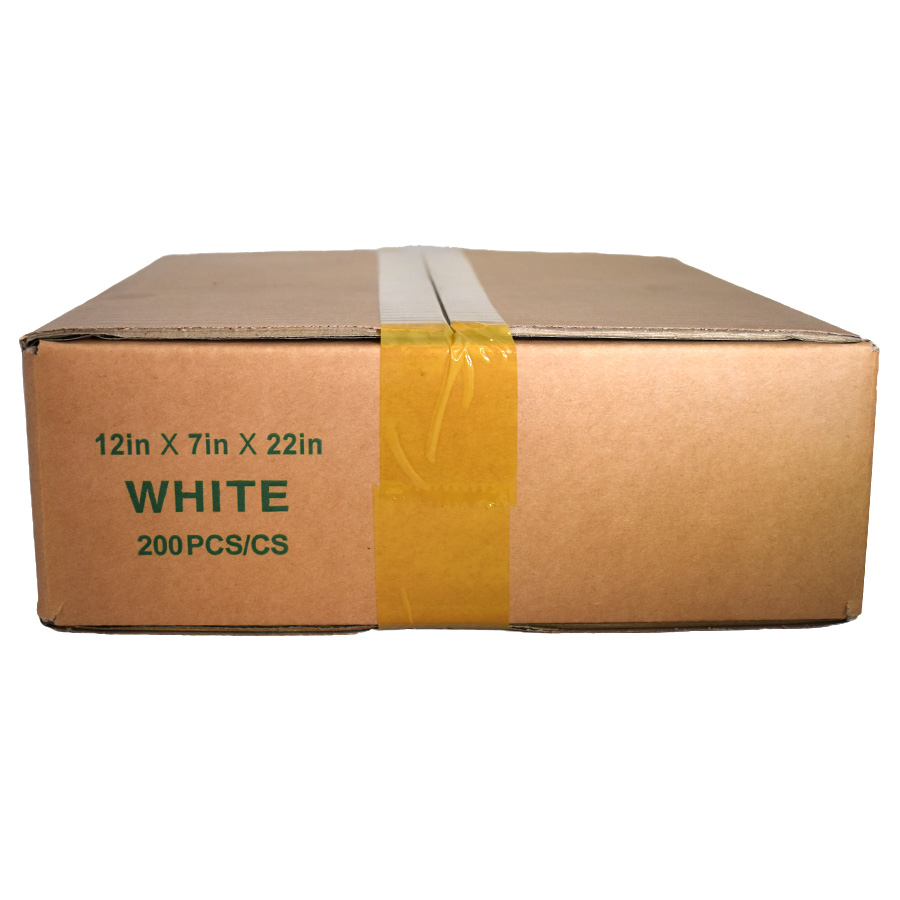 PLASTIC BAG (12X7X22) IN 200 CT 57 MIC (2.25 ML) REUSABLE WHITE