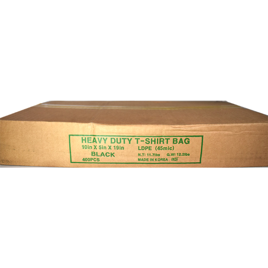 PLASTIC BAG (8X4X16) IN 740 CT 14 MIC BLACK