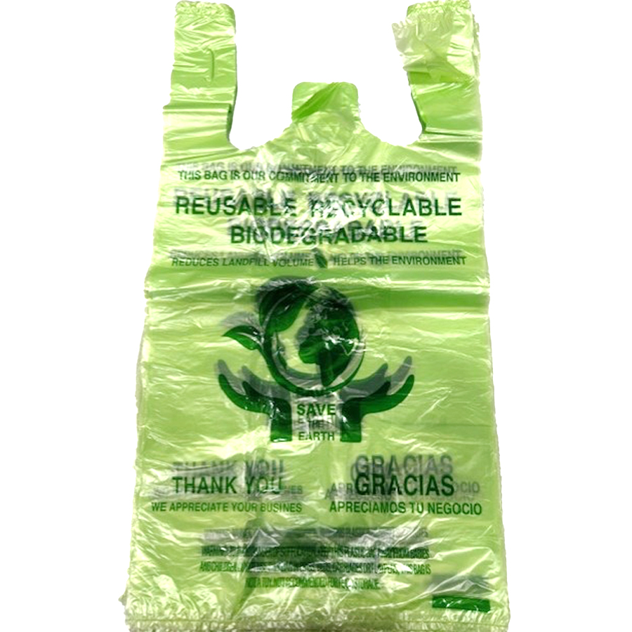PLASTIC BAG 1000 CT 1/6 BIODEGRADABLE