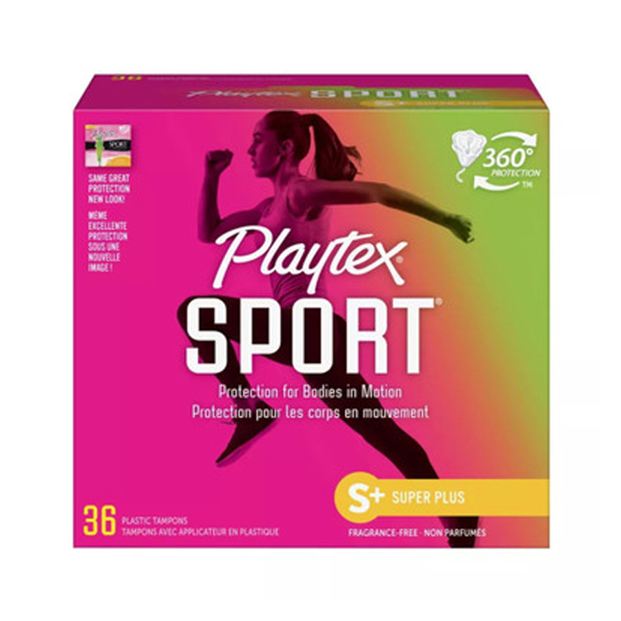 PLAYTEX TAMPON 36 CT SPORT SUPER PLUS