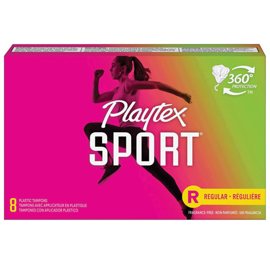 PLAYTEX TAMPON 8 CT SPORT REGULAR