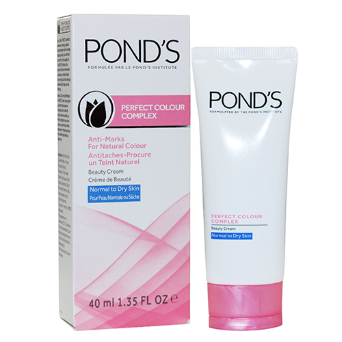 POND'S BEAUTY CREAM 1.35 OZ / 40ML NORMAL TO DRY SKIN PERFECT COLOUR COMPLEX
