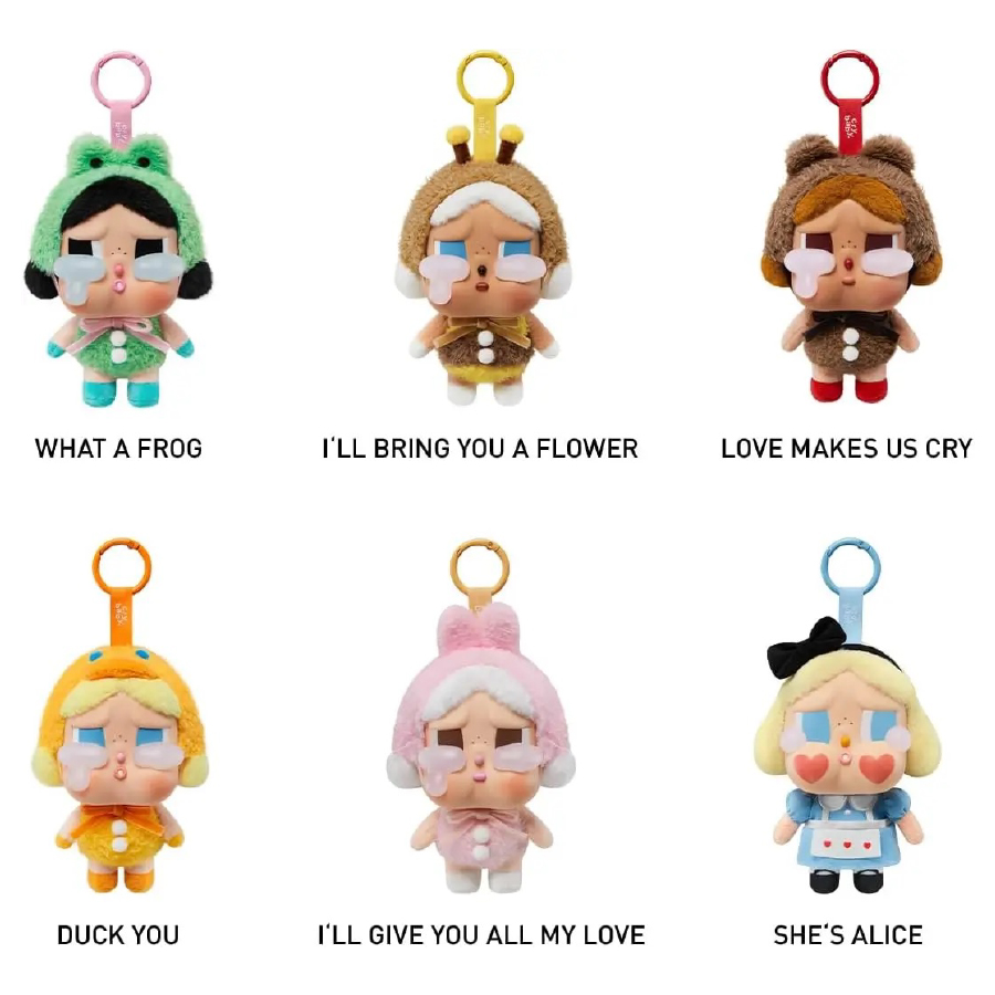 POP MART CRYING AGAIN 1 CT VINLE FACE 6 DESIGNS