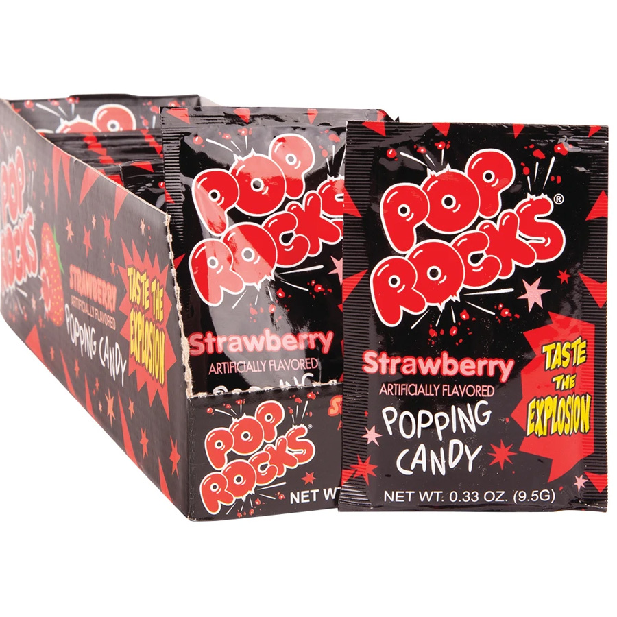 POP ROCKS CANDY 0.33 OZ STRAWBERRY