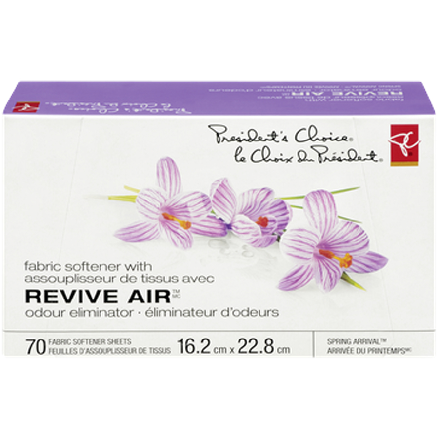 PRESIDENTS CHOICE DRYER SHEETS 70 CT SPRING ARRIVAL