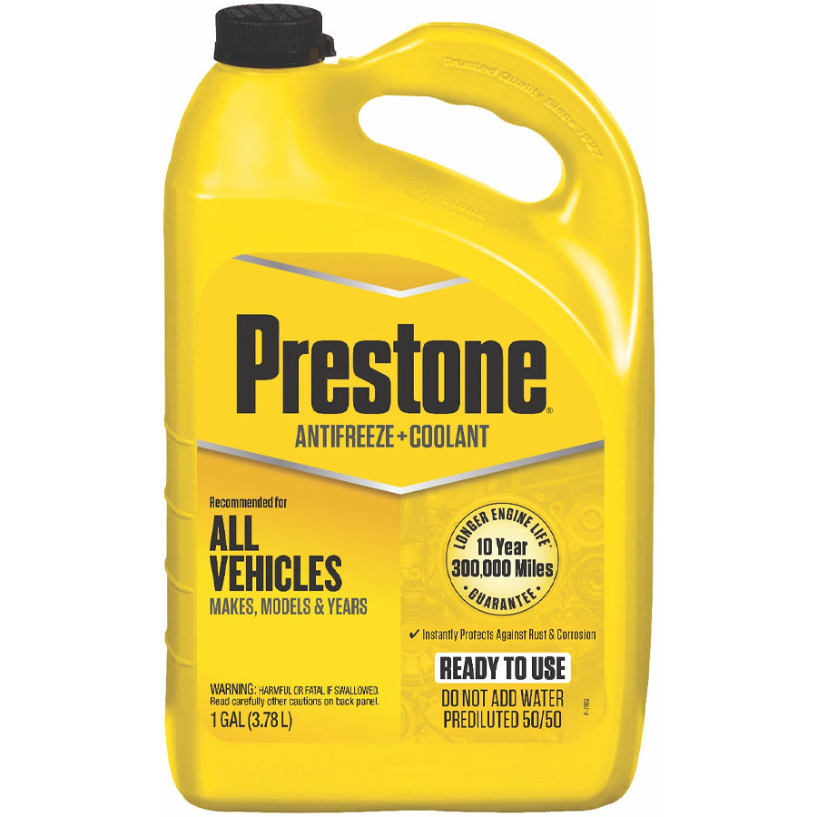 PRESTONE ANTIFREEZE+COOLANT 1 GL 50/50 ALL MAKES ALL MODEL AF2100