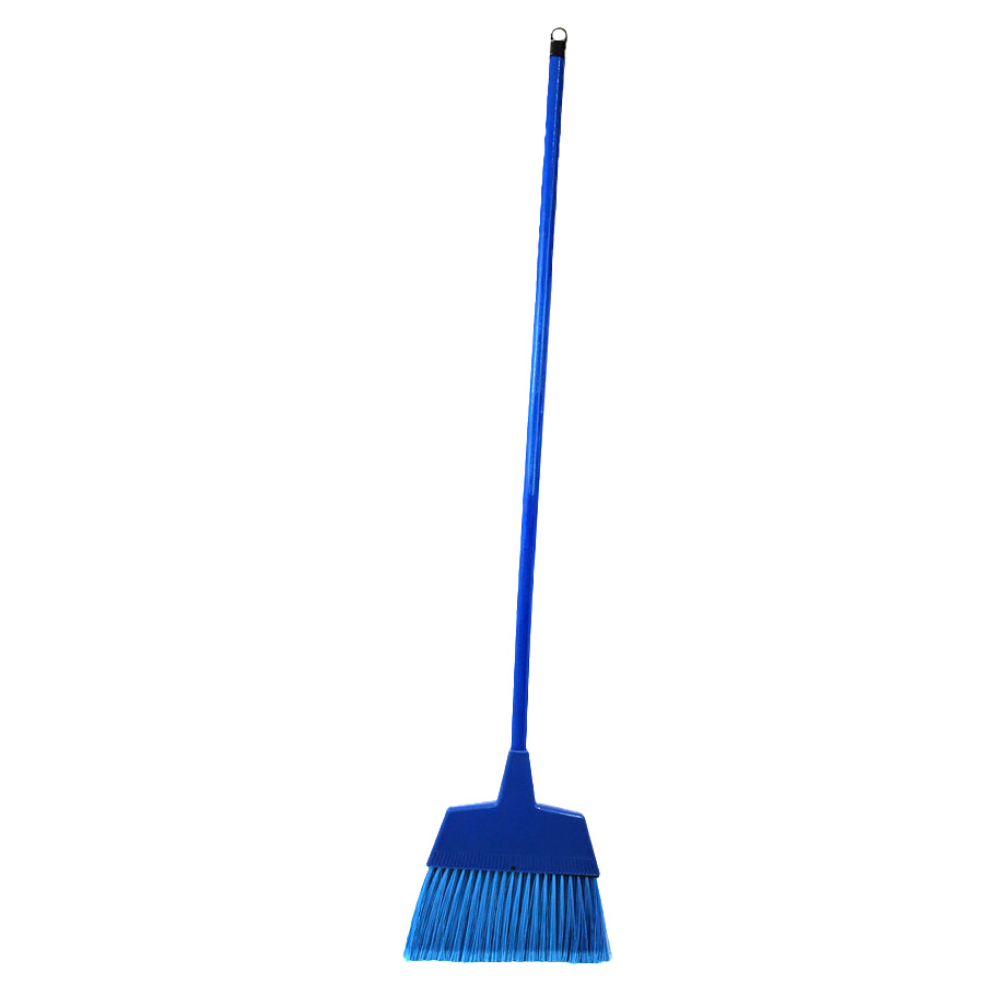 PRIDE HEAVY DUTY BROOM 11 IN WITH HANDLE 43 IN JUMBO ASSORTED COLORS