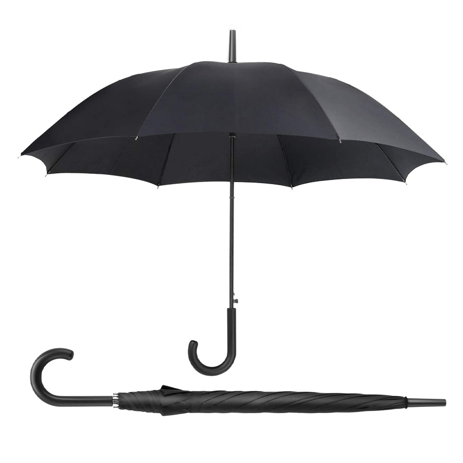 PRIDE UMBRELLA 46 IN STRAIGHT BLACK