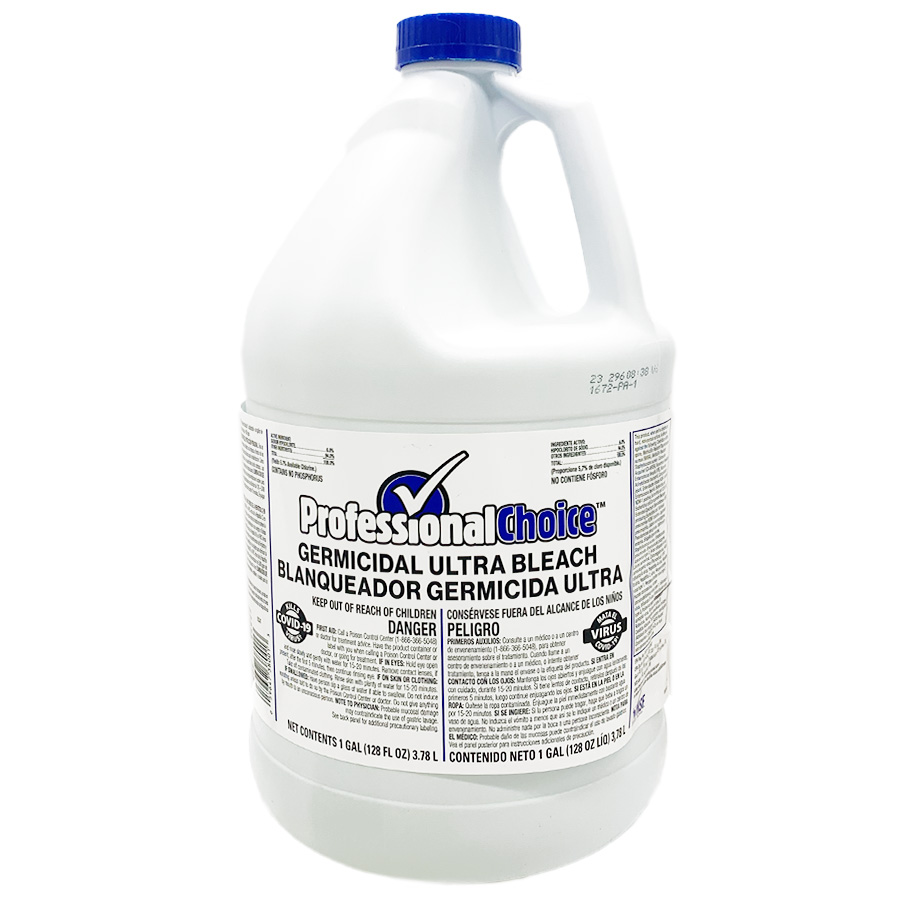 PROFESSIONAL CHOICE BLEACH 128 OZ GERMICIDAL 6%