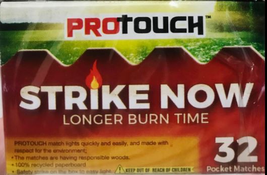 PROTOUCH MATCHES 32 CT 10 PK STRIKE NOW
