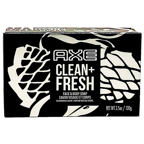 AXE BAR SOAP 3.52 OZ / 100 G CLEAN+FRESH