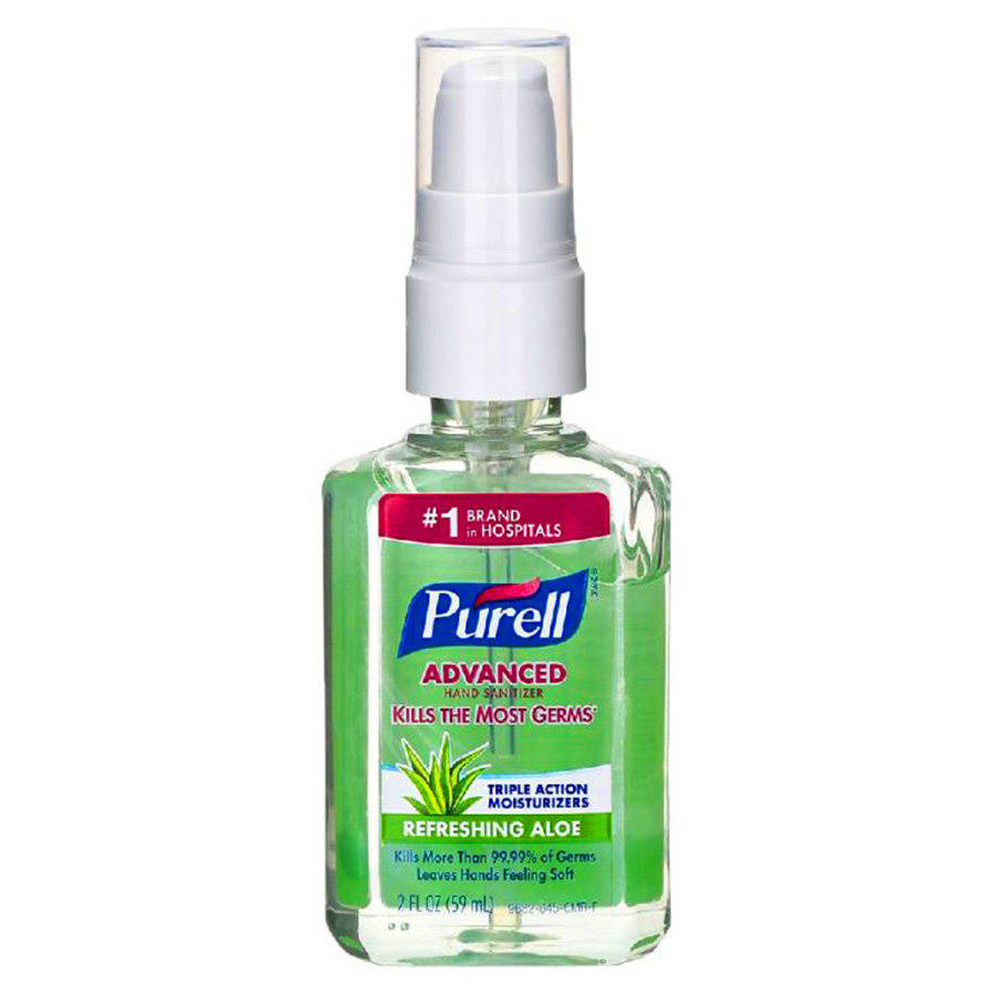 PURELL HAND SANITIZER 2 OZ PUMP ALOE