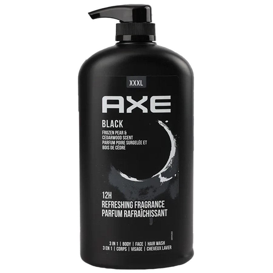 AXE BODY WASH 1 L BLACK