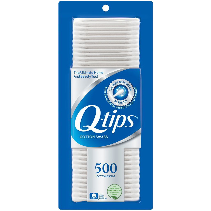 Q-TIPS COTTON SWABS 500 CT