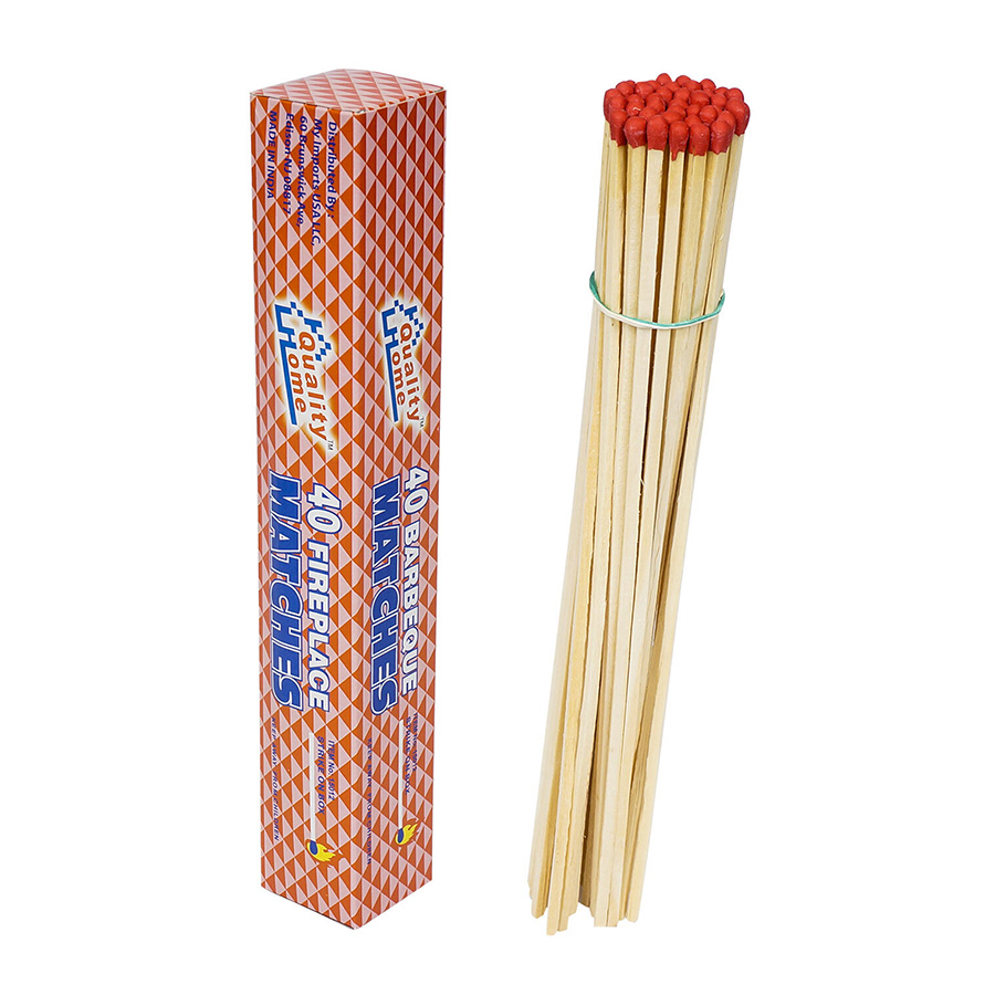 QUALITY HOME BBQ MATCHES 40 CT