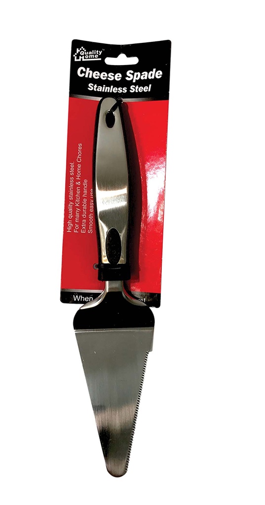 QUALITY HOME CHEESE SPADE 10.5 IN STA INLESS STEEL