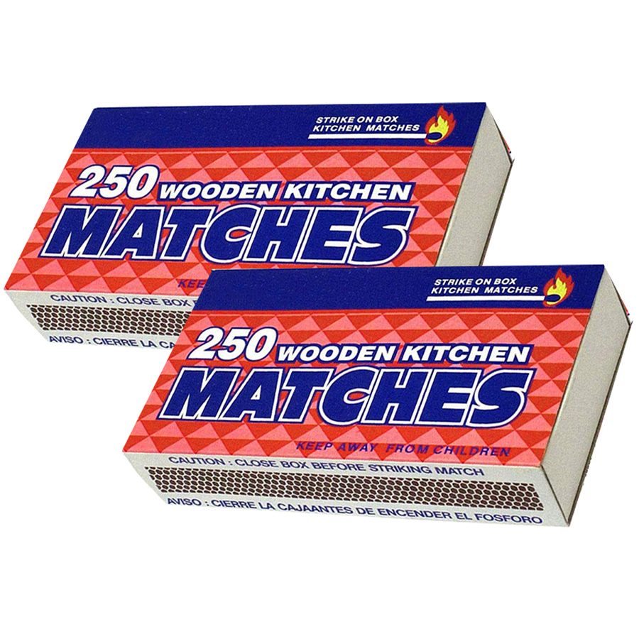 QUALITY HOME MATCHES 250 CT 2 PK