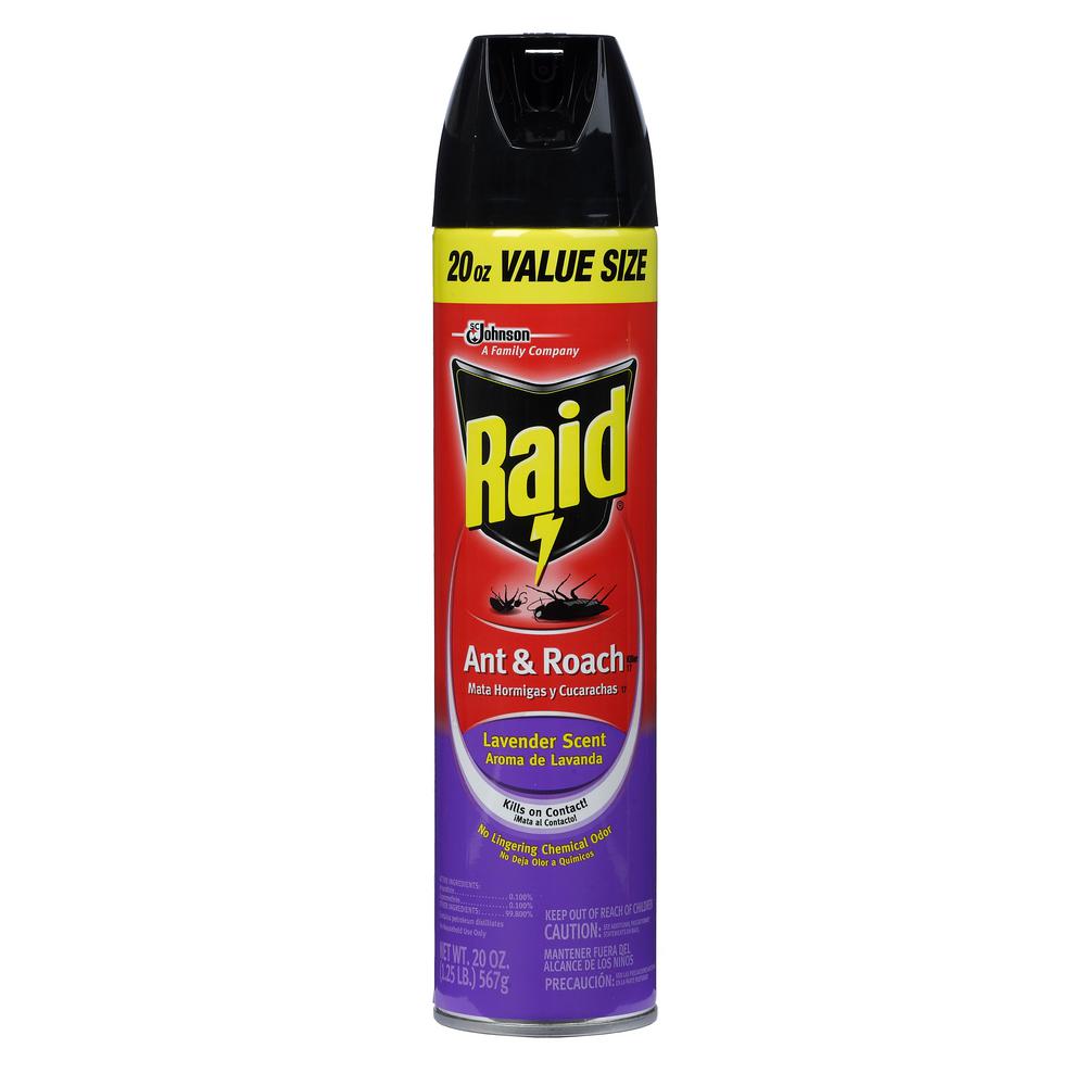 RAID ANT & ROACH KILLER 12 OZ LAVENDER