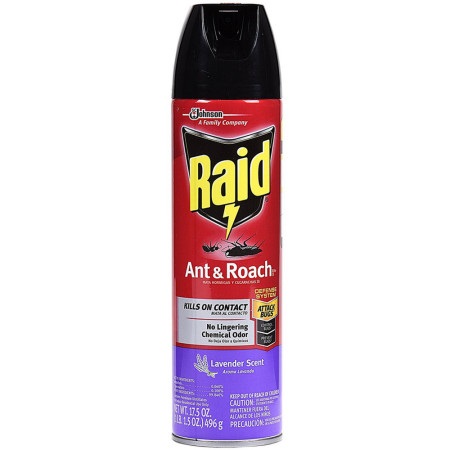 RAID ANT & ROACH KILLER 17.5 OZ LAVENDER