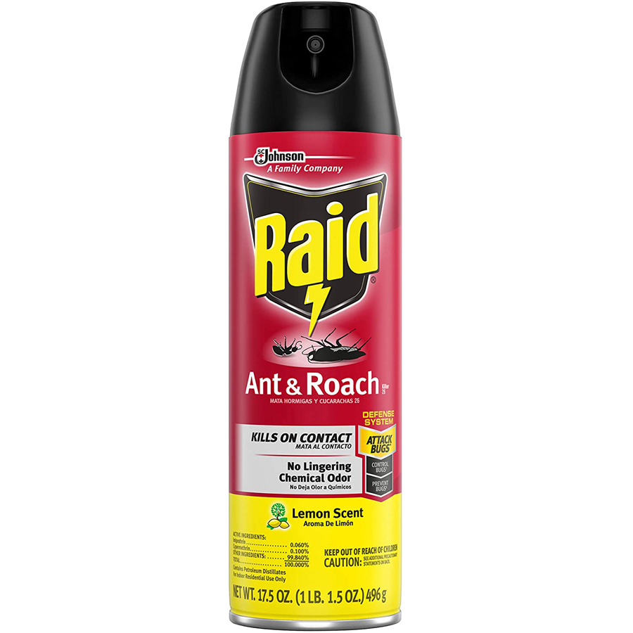 RAID ANT & ROACH KILLER 17.5 OZ LEMON