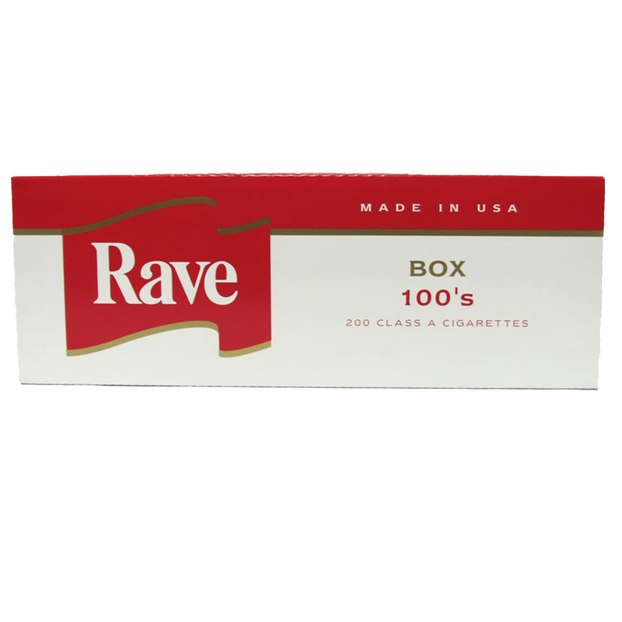 RAVE CIGARETTES 20 CT RED 100