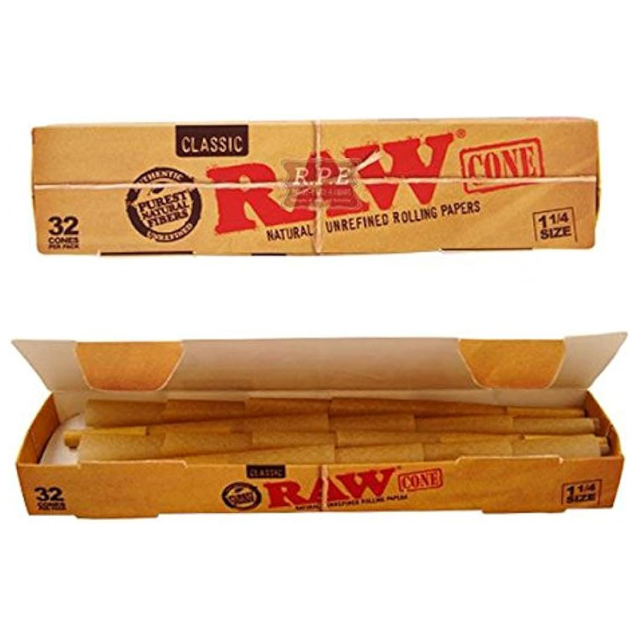 RAW CONES 32 CT 1 1/4