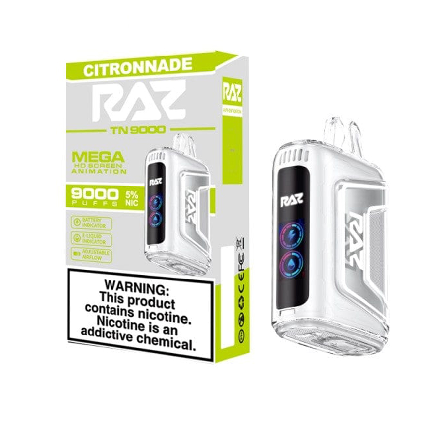 RAZ DISPOSABLE VAPE 1 CT CITRONNADE