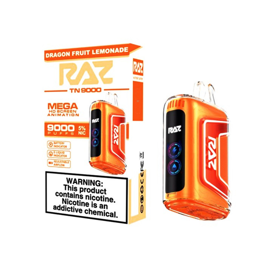 RAZ DISPOSABLE VAPE 1 CT DRAGON FRUIT LEMONAGE