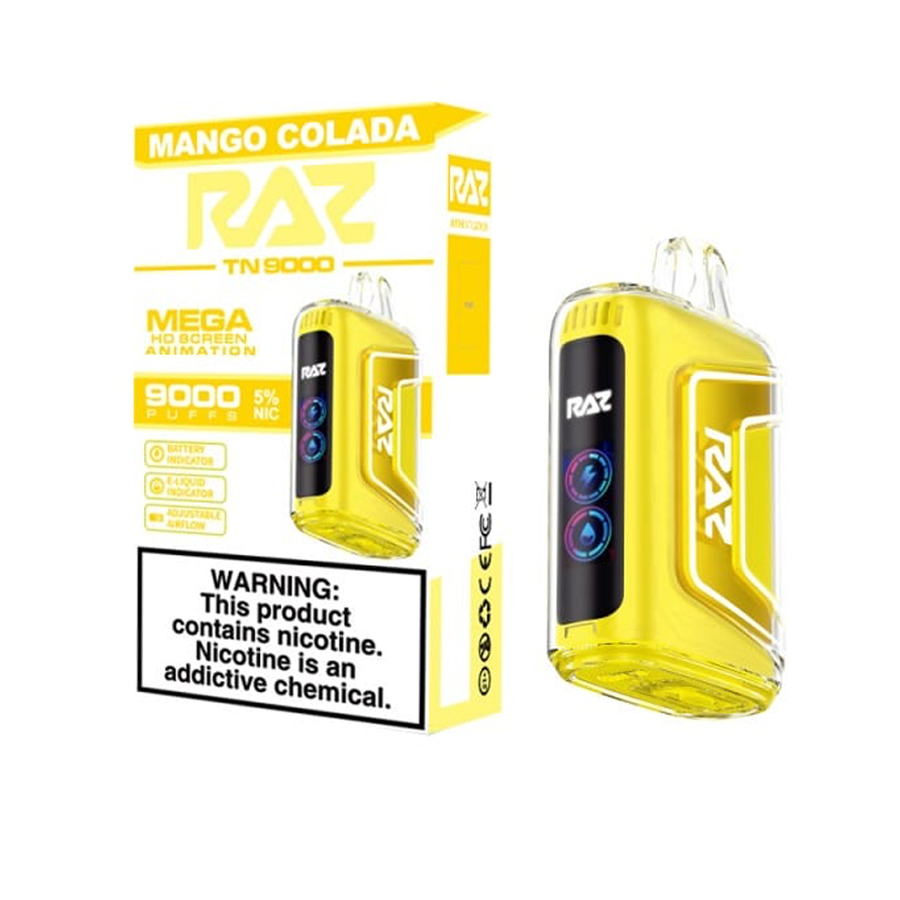 RAZ DISPOSABLE VAPE 1 CT MANGO COLADA