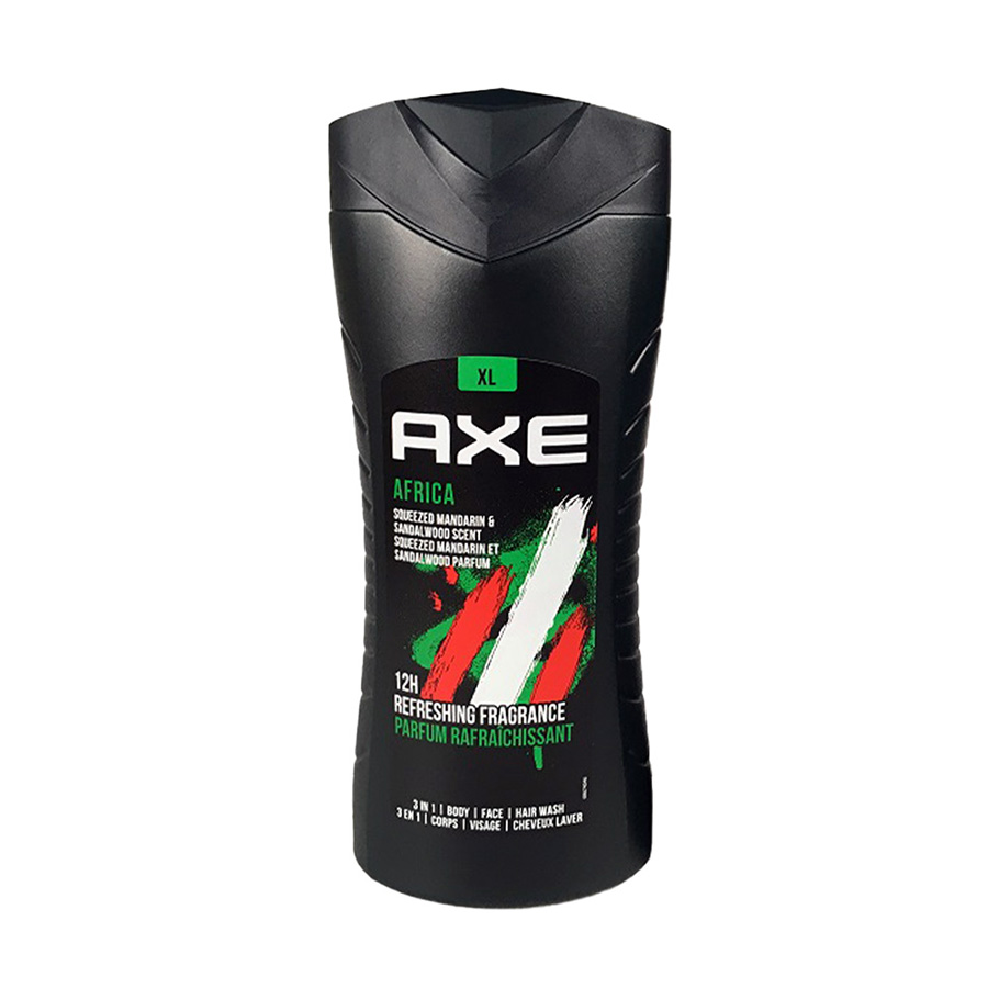 AXE BODY WASH 400 ML 3 IN 1 AFRICA