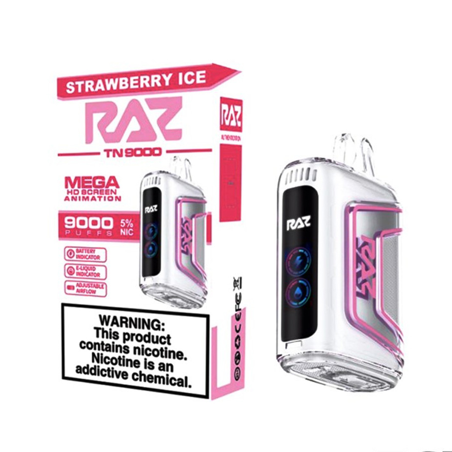 RAZ DISPOSABLE VAPE 1 CT STRAWBERRY ICE