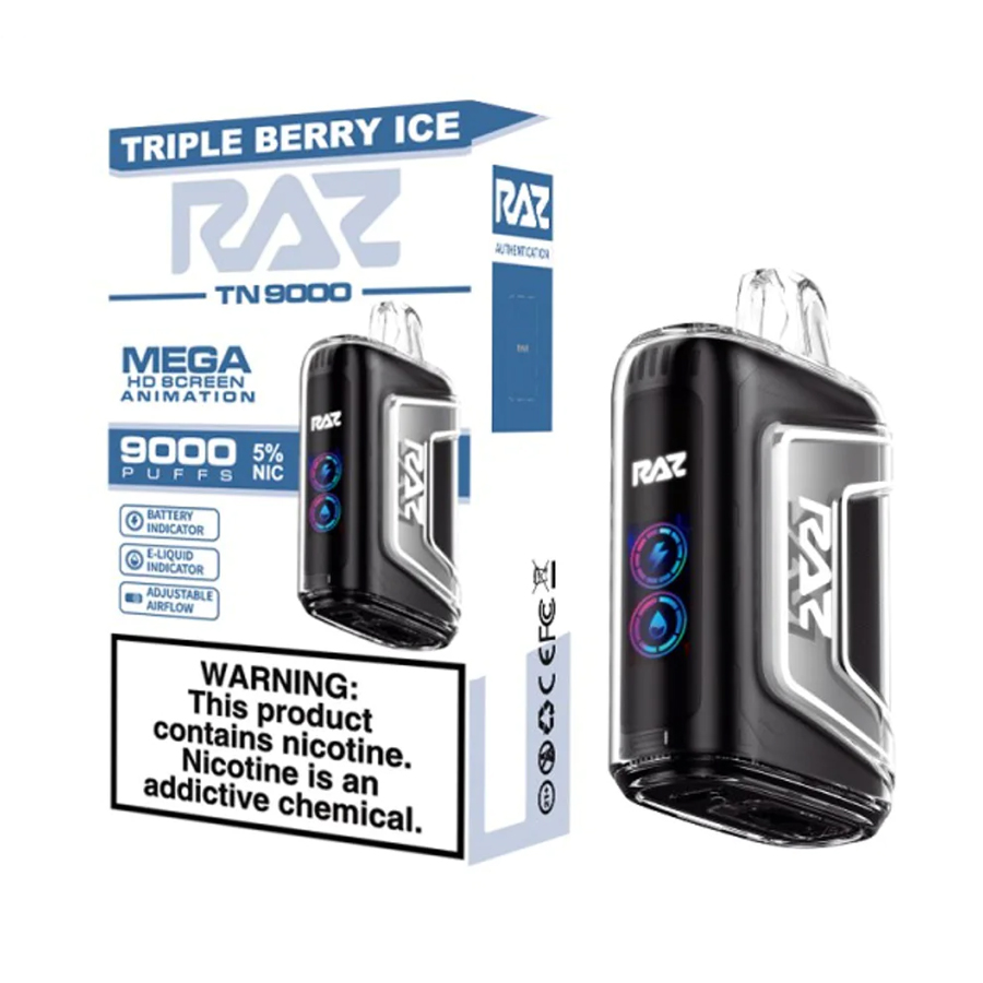 RAZ DISPOSABLE VAPE 1 CT TRIPLE BERRY ICE
