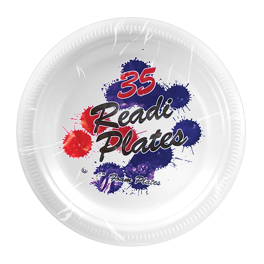 READI FOAM PLATE 6 IN 35 CT WHITE