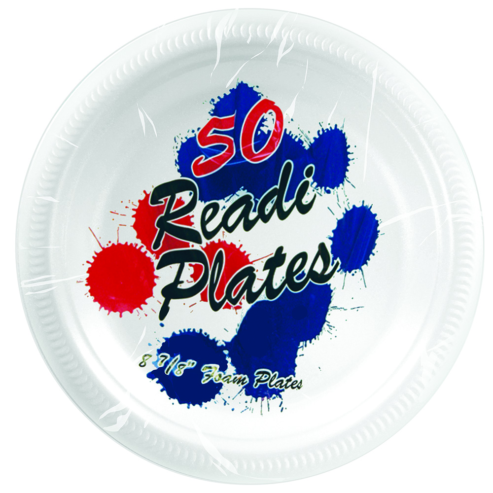 READI FOAM PLATE 8.75 IN 50 CT WHITE