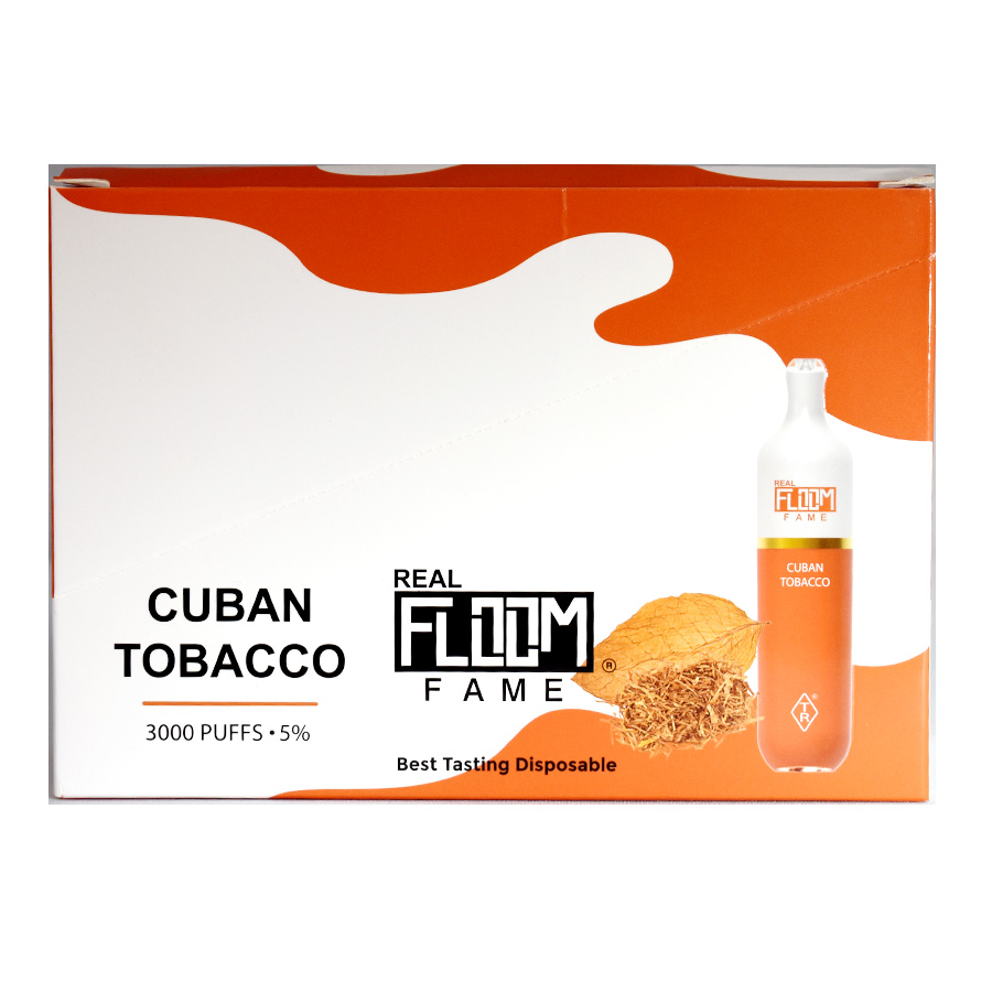 REAL FLOOM 1 CT CUBAN TOBACCO 3000 PUFFS 5%