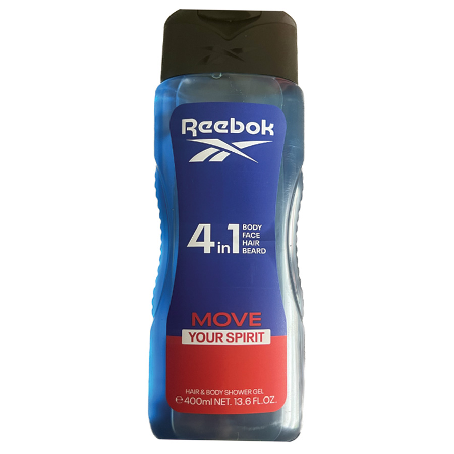 REEBOK BODY WASH 400 ML / 13.6 OZ 4 IN 1 MOVE