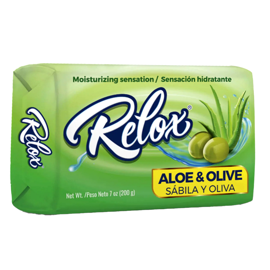 RELOX BAR SOAP 200 G ALOE & OLIVE
