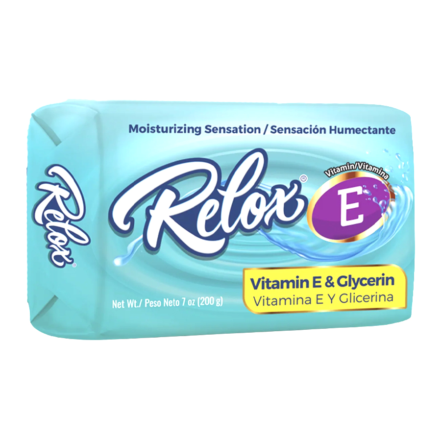 RELOX BAR SOAP 200 G VITAMIN E & GLYCERIN