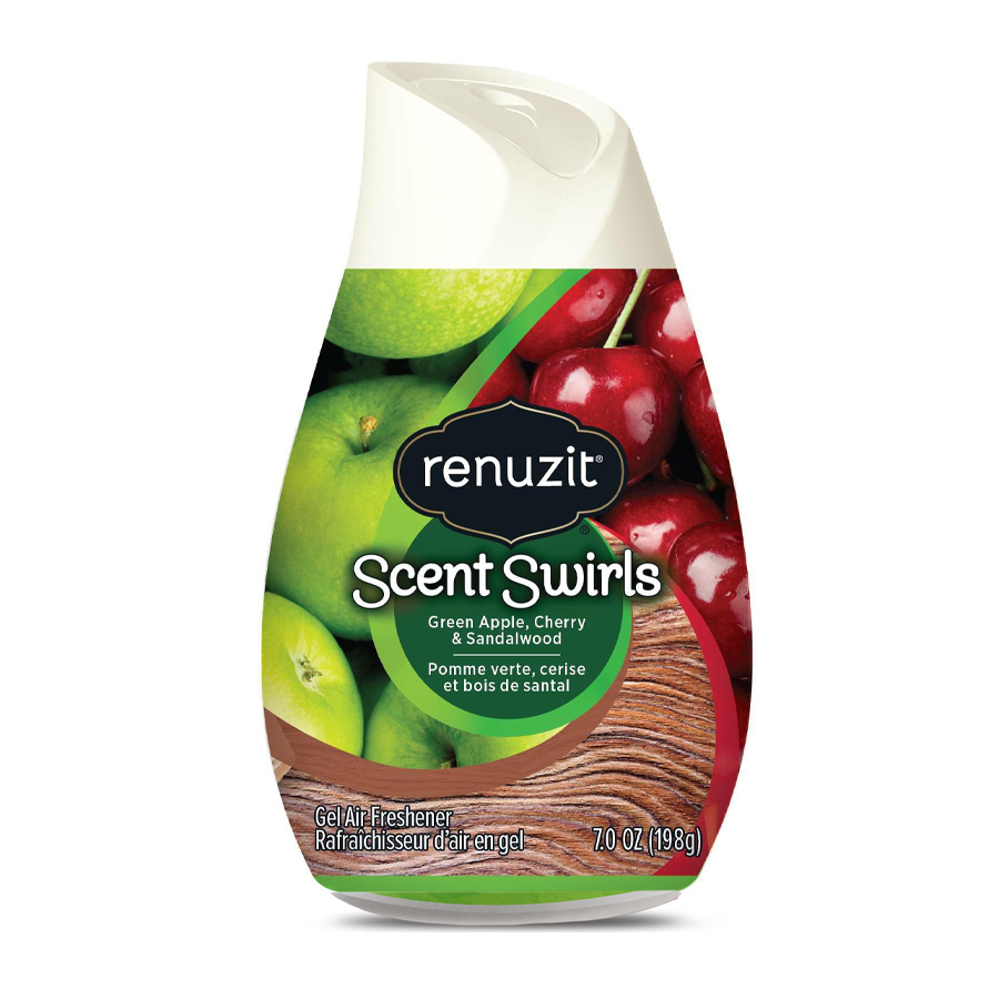 RENUZIT AIR FRESHENER 7 OZ ADJUSTABLE GREEN APPLE CHERRY & SANDALWOOD