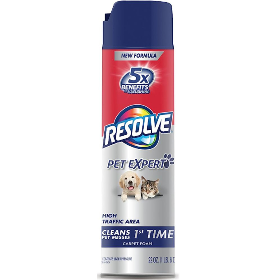 RESOLVE CARPET CLEANER 22 OZ PET HIGH TRAFFIC FOAM