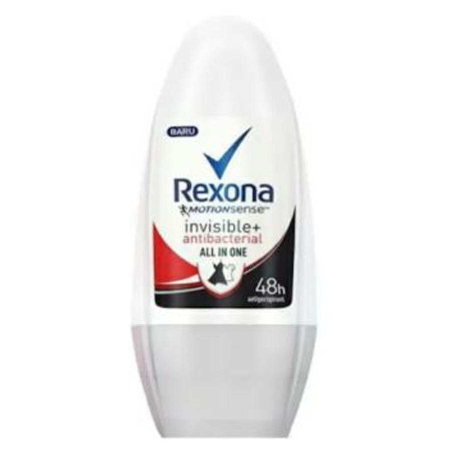 REXONA DEO ROLL ON 45 ML MEN INVISIBLE ANTIBACTERIAL