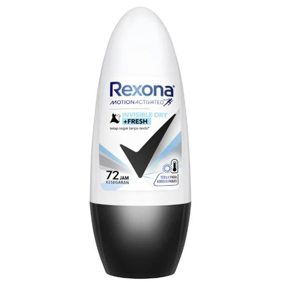 REXONA DEO ROLL ON 45 ML WOMEN INVISIBLE DRY